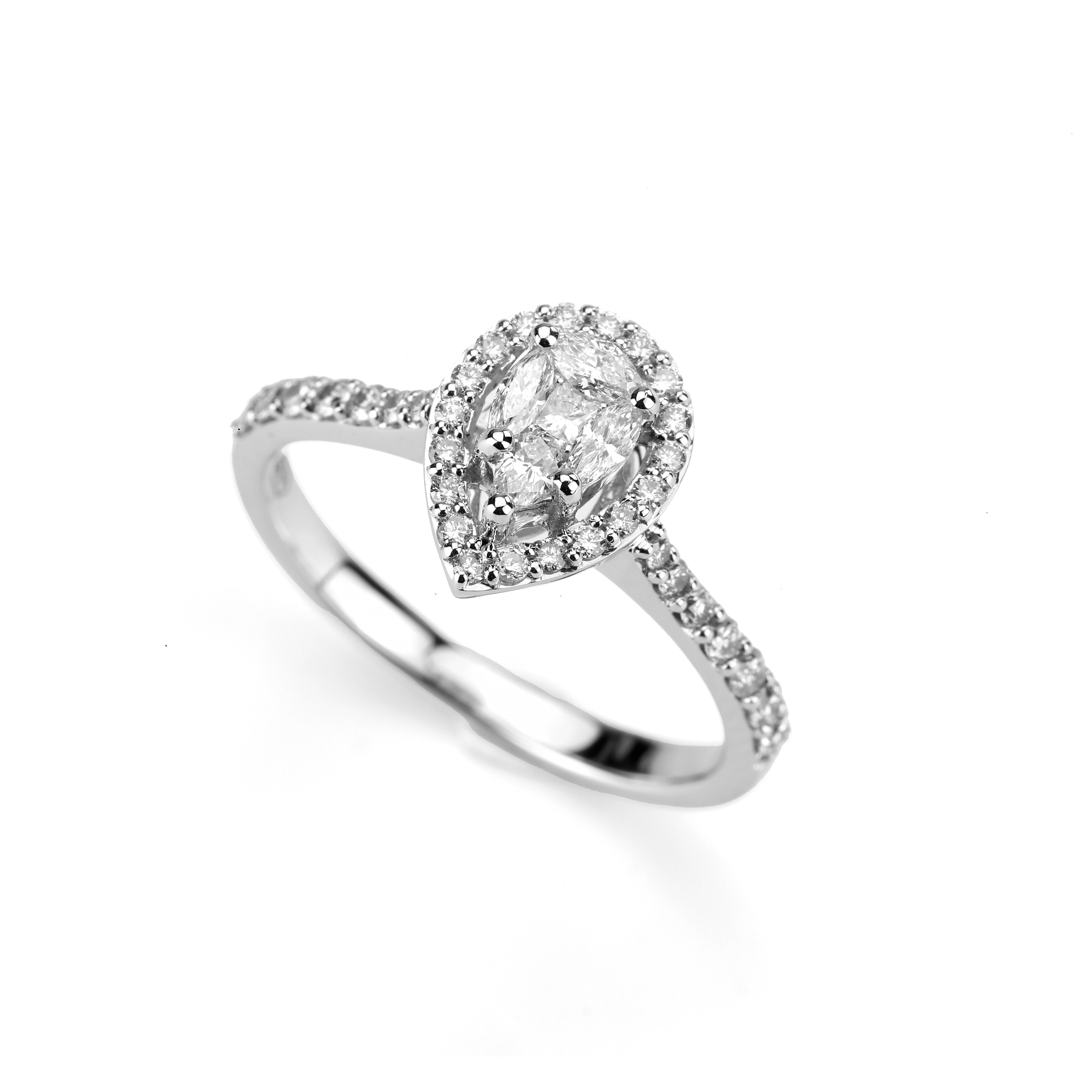 Diamond Drop Ring