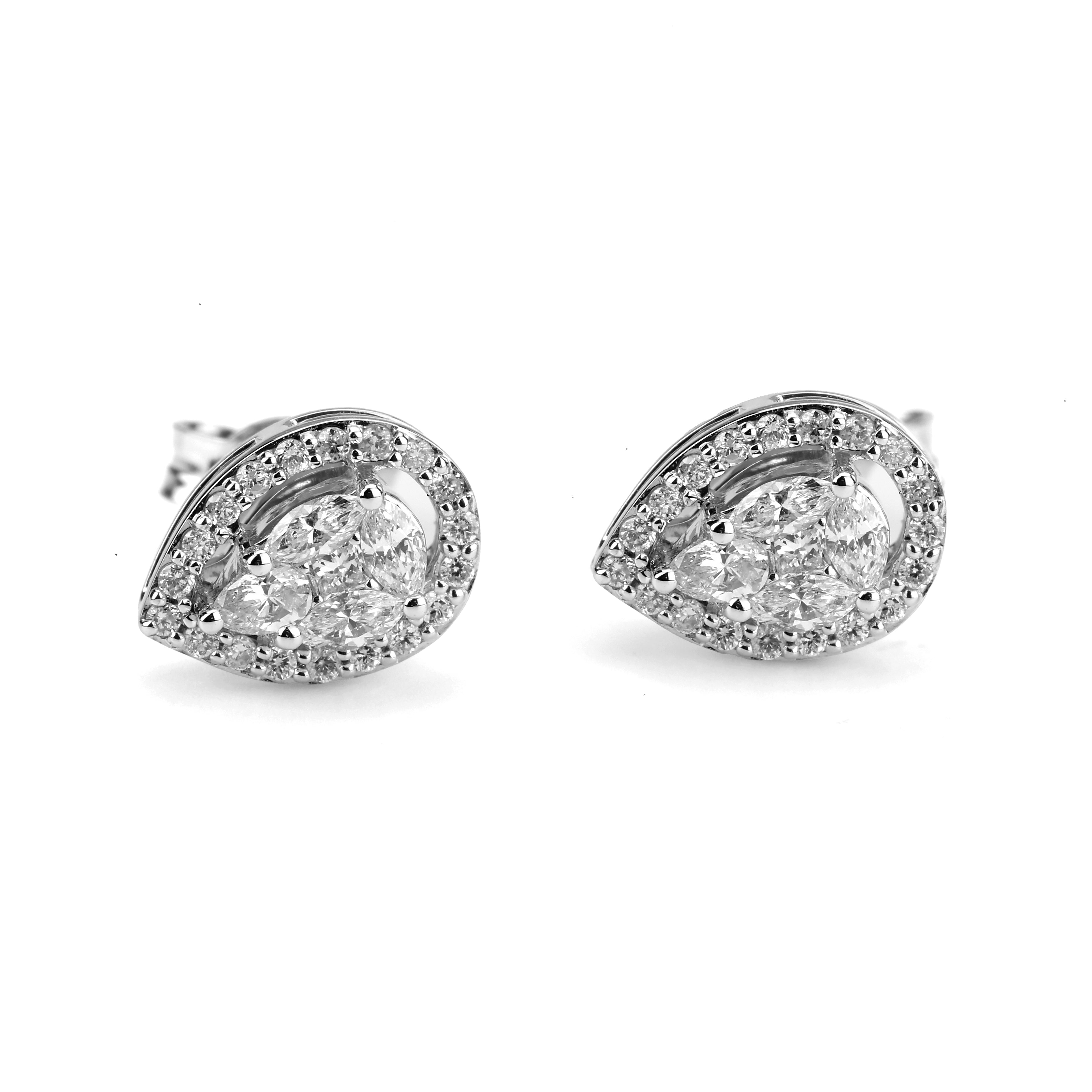 Diamond Drop Earrings Regular